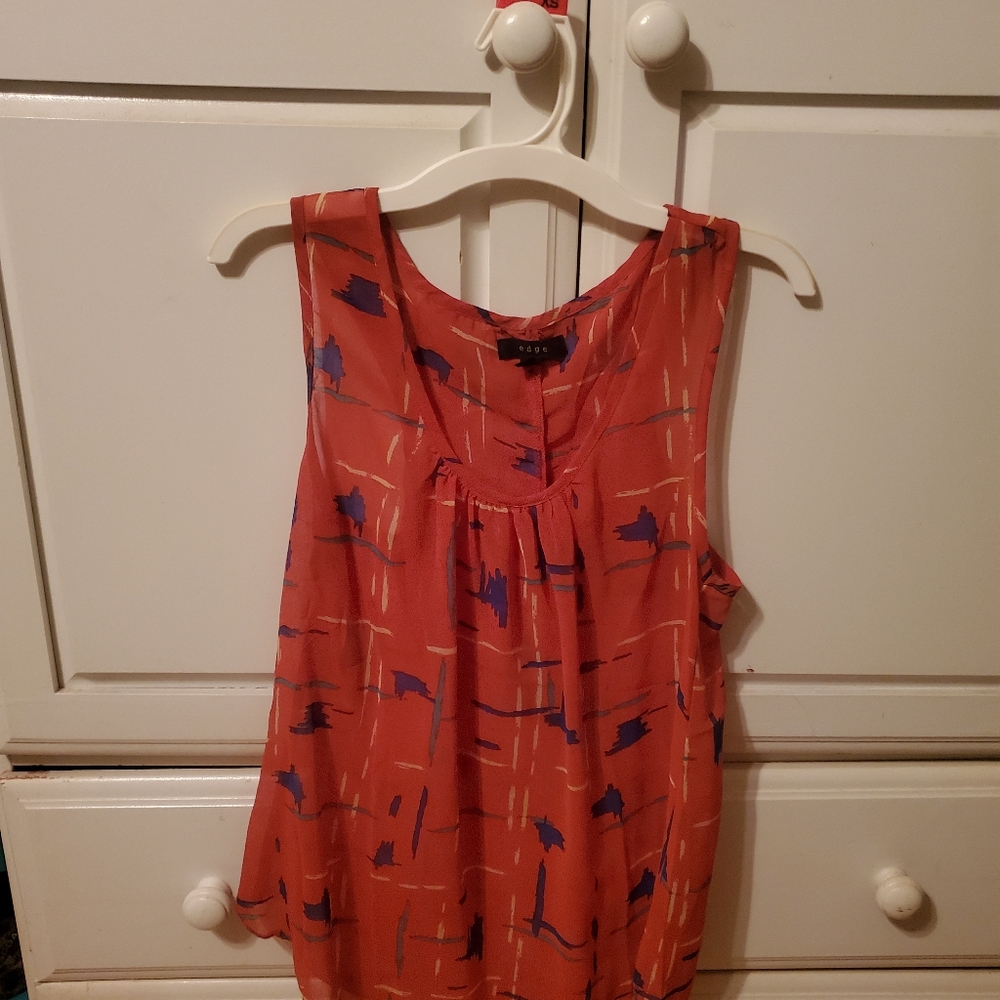 Orange tank top